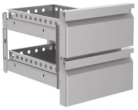 CombiSteel 7451.0195 Drawerset 2-DRAWERS for 7450.0755-0760-0765