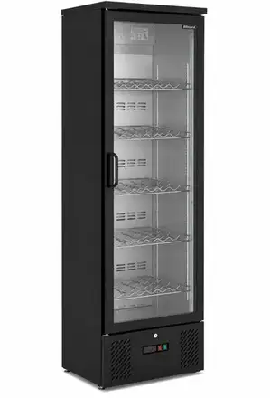 Blizzard BAR10WINE Upright Single Hinged Glass Door Bottle Cooler (wine shelves)