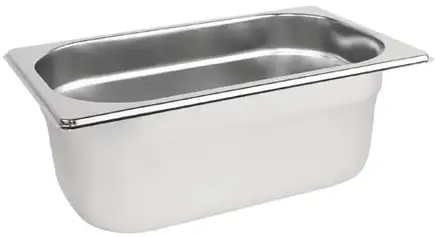 1/4 One Fourth Size Stainless Steel Gastronorm Container – 100mm