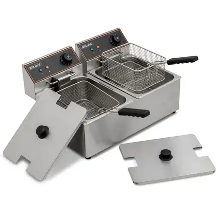 Blizzard BF6+6 12L Double Tank Electric Fryer