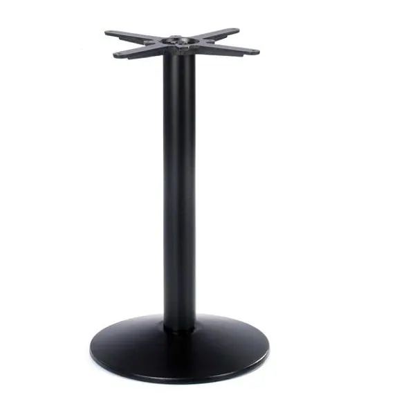Dome Black Dining Cast Iron Table Bases - Heavy Duty & Robust