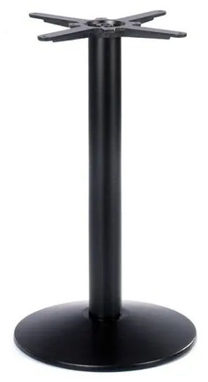 Dome Black Dining Cast Iron Table Bases - Heavy Duty & Robust