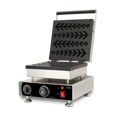 CombiSteel 7540.0090 Waffle Iron 4 pcs Pine Tree Lollipop