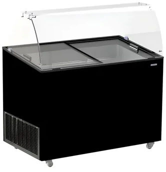 CombiSteel 7472.0129 Ice Cream Display Java Black 8 × 5 L