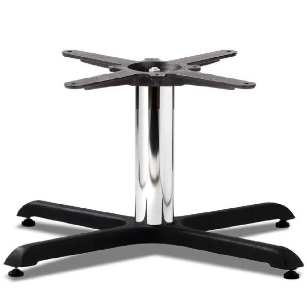 Samson B1 Low Coffee Table Bases - Black Chrome
