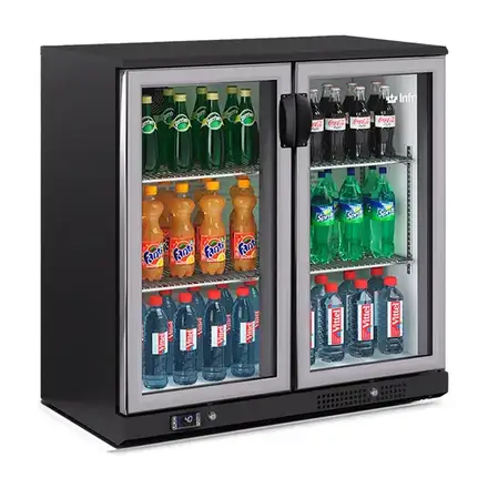 Infrico ZXS2 Double Hinged Glass Door Bottle Cooler