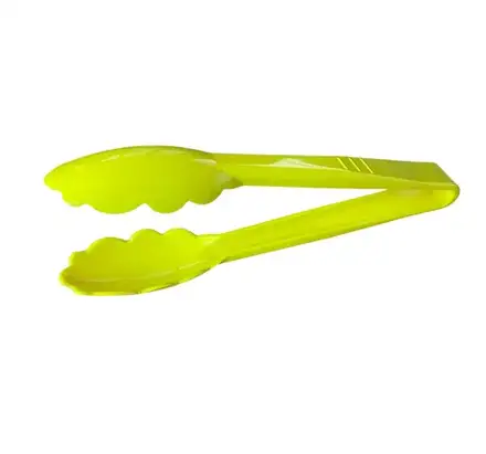 9" Polycarbonate Tong - Yellow