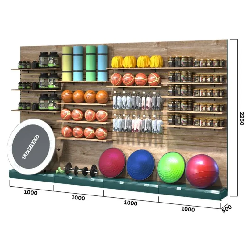 Pharmacy Wall Unit With Slatwall