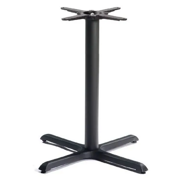 Durham Black Medium Table Pedestal Legs - Cast Iron