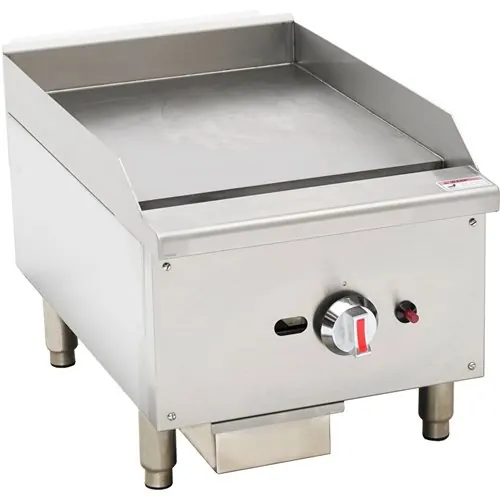 CATERWAY Premium Commercial Gas Griddle Smooth plate Countertop