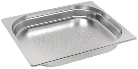 1/2 Half Size Perforated Stainless Steel Gastronorm Container – 40mm