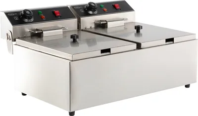 CombiSteel 7455.1008 Electric Counter Fryer 2 × 6 L