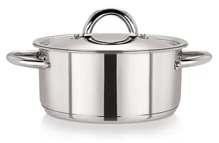 16cm Stainless Steel Casserole & S/S Lid
