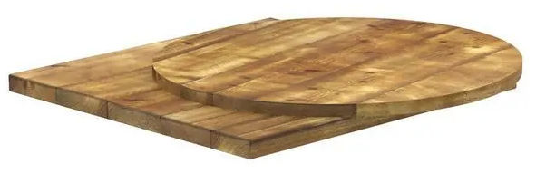 Rustic Aged Solid Wood Table Top