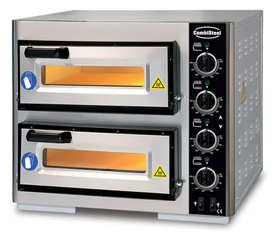 CombiSteel 7491.1005 Electric Pizza Oven Double 2 × 1