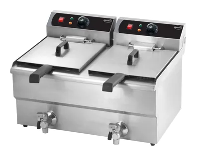 CombiSteel 7455.1007 Electric Counter Fryer 2 × 10 L
