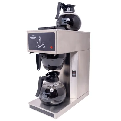 CombiSteel 7535.0010 Coffee Machine Including 2 Glass Coffee Jugs 1.8 L