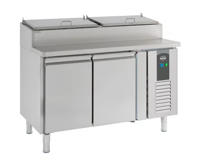 CombiSteel 7450.0102 Saladette 2 Doors 6 × 1/3 GN Container