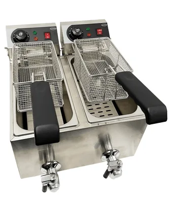 CombiSteel 7455.1002 Electric Counter Fryer 2 × 4 L