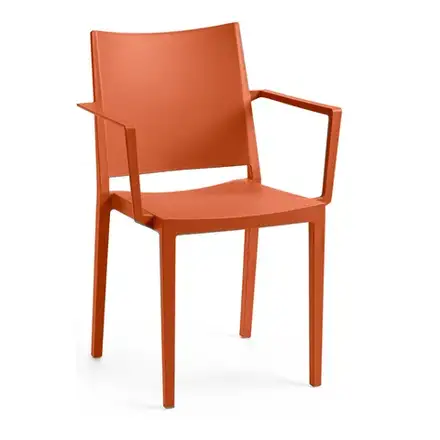 ATOSA LAGO-R OUTDOOR ARMCHAIR – BRICK RED