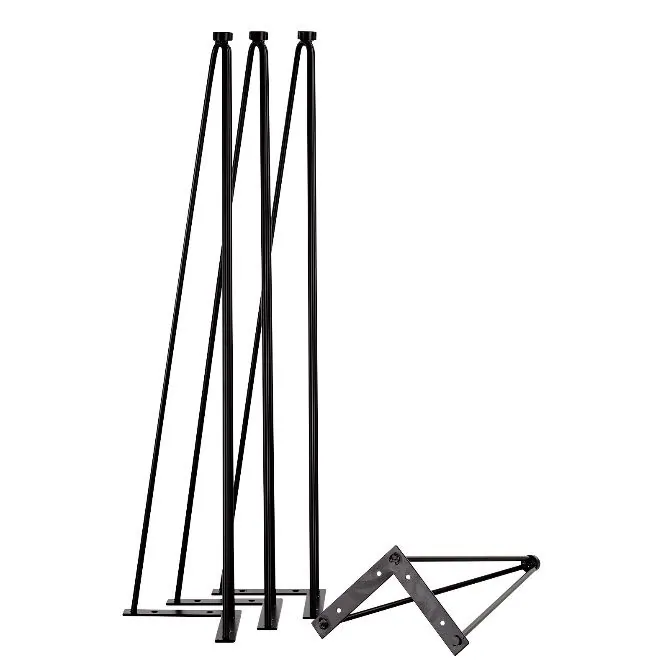 Hairpin Dining or Coffee Table Bases (Set of 4)