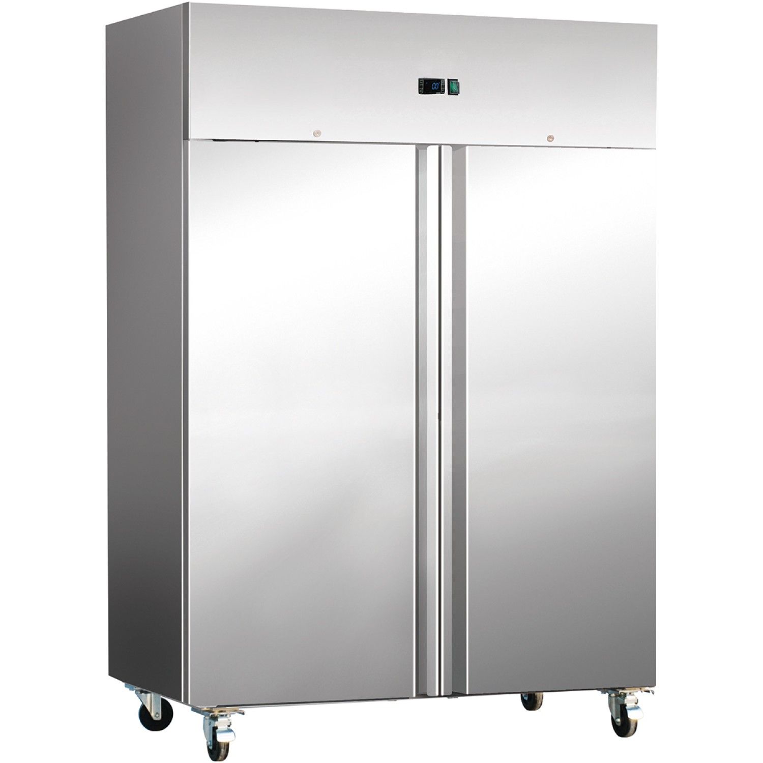 Arc R1200S 1173L Double Door Stainless Steel Upright Fridge
