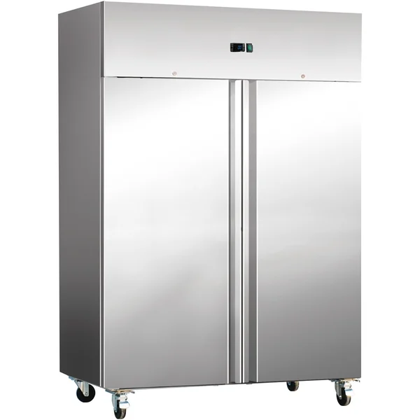 Arc R800S 800L Double Door Stainless Steel Upright Fridge