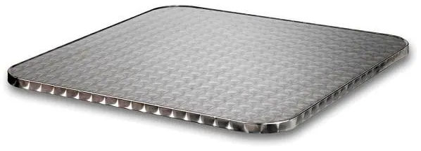 Stainless Steel 800x800mm Square Outdoor Table Tops