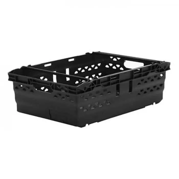 Fruit and Vegetable Basket — 5 Stackable Fruit and Veg Crates 35L