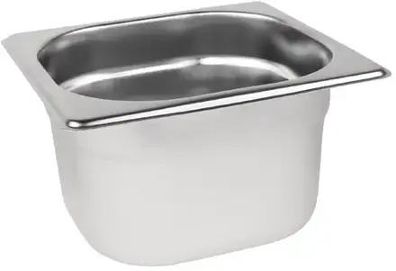 1/6 One Sixth Size Stainless Steel Gastronorm Container – 100mm