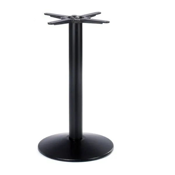 Black TB-17 Dining Height Small Pedestal Cafe Table Base
