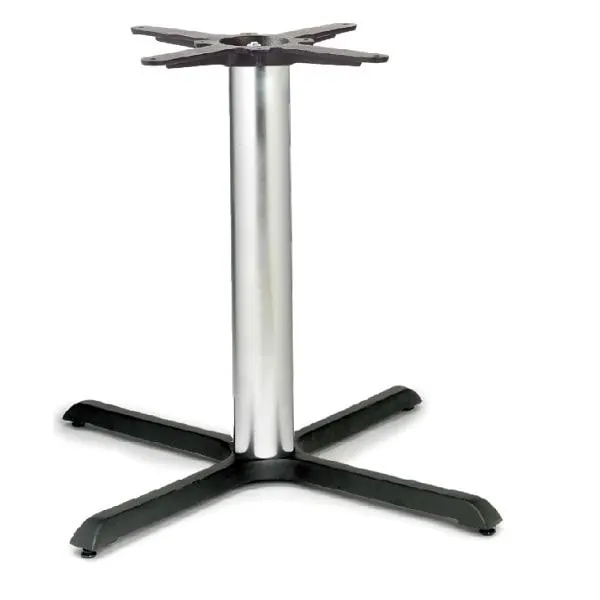 Samson B2 Dining Table Base - Black Chrome