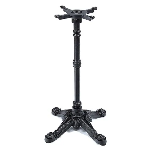 Classic Bistro Table Bases - Ornate Cast Iron 4 Branch Small Dining
