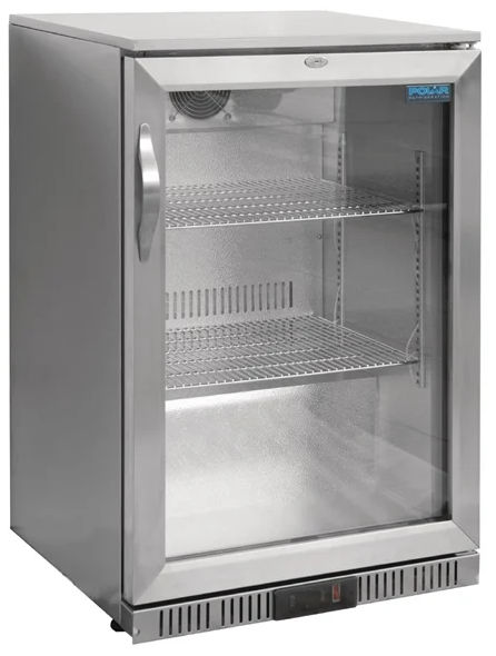Polar G-Series Back Bar Cooler with Hinged Door 138Ltr