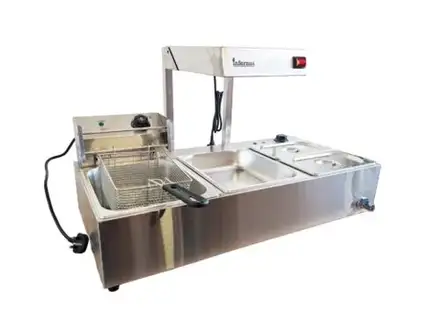 Infernus Combi Unit – 3-in-1 Fryer, Chip Scuttle & Bain Marie
