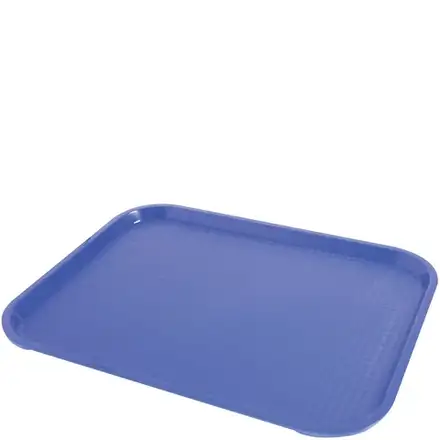 16" X 12" Blue P/P Fast Food Tray