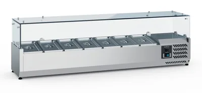 CombiSteel 7950.5118 Refrigerated Counter Top 1/4 GN × 7