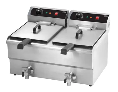 CombiSteel 7455.1005 Electric Counter Fryer 2 × 8 L