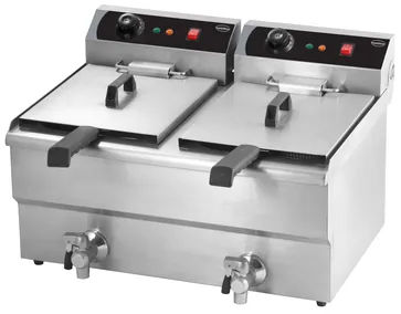 CombiSteel 7455.1005 Electric Counter Fryer 2 × 8 L