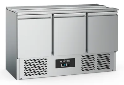 CombiSteel 7950.5055 Saladette 3 Doors 4 × 1/1 GN Container