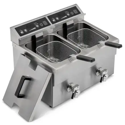 Blizzard BIF2 16L Double Tank Induction Fryer