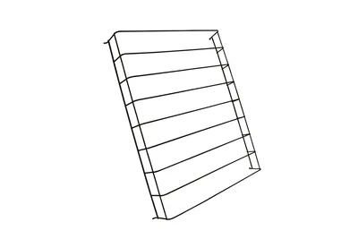 CombiSteel 7455.2282 Shelf Partitions Black Left + Right 7455.2230-2235-2240 + 7455.2405-2415-2417