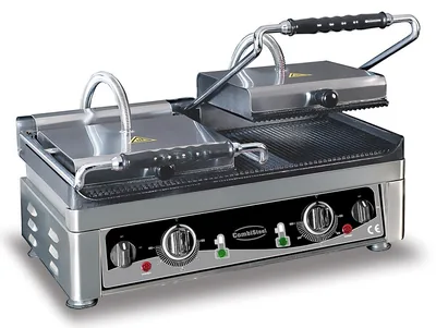 CombiSteel 7491.0025 Contact Grill Double Grooved