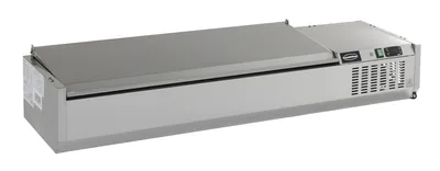 CombiSteel 7450.0031 Refrigerated Counter Top Stainless Steel Top 1/3 GN × 5
