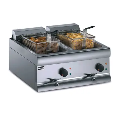 LINCAT DF612 Twin Tank Twin Basket Electric Fryer EN640