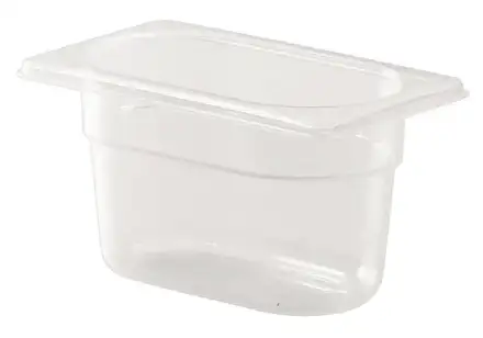 1/9 One Ninth Size Polypropylene Gastronorm Container – 100 mm