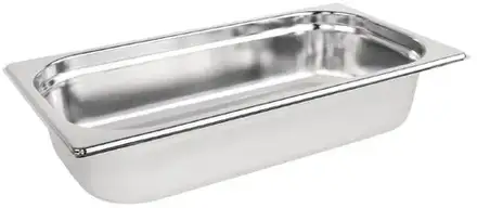1/3 One Third Size Stainless Steel Gastronorm Container – 65mm