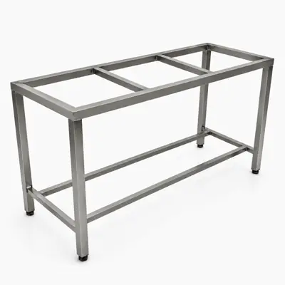 M&S SS52-5 5ft × 2.5ft Stainless Steel Butcher Block Frame