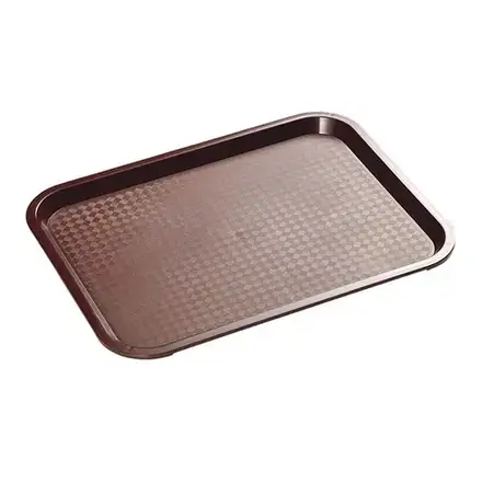 Fast Food Tray Brown – 14" x 10"