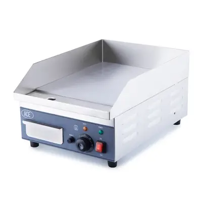 ACE 35cm Electric Griddle Mild Steel